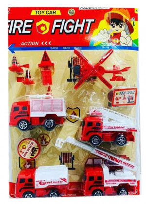 Игровой набор пожарной техники 20619588
