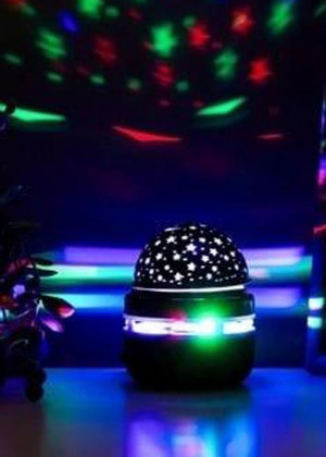 Ночник "Магический шар" LED USB черный 7,9х7,9х9,6 см. 20810754