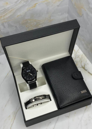 Подарочный набор часы, браслет, кошелёк и коробка 20826043