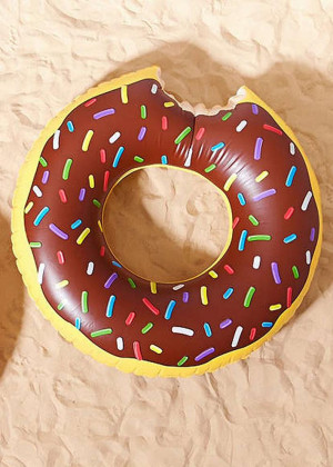 Надувной круг пончик 60см #21155472