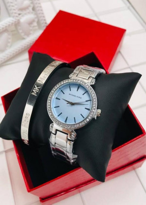 Подарочный набор для женщин часы, браслет + коробка #21177585