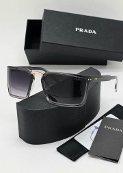 Набор мужские солнцезащитные очки, коробка, чехол + салфетки