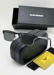 Набор мужские солнцезащитные очки, коробка, чехол + салфетки