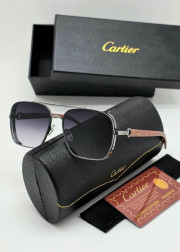 Набор мужские солнцезащитные очки, коробка, чехол + салфетки