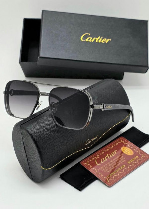 Набор мужские солнцезащитные очки, коробка, чехол + салфетки 22892518