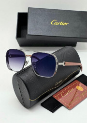 Набор мужские солнцезащитные очки, коробка, чехол + салфетки