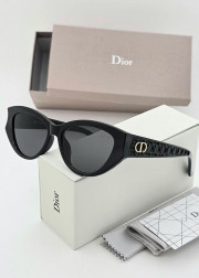 Набор женские солнцезащитные очки, коробка, чехол + салфетки