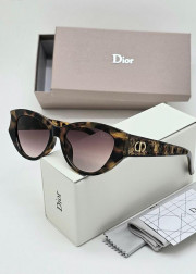 Набор женские солнцезащитные очки, коробка, чехол + салфетки