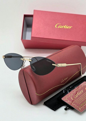 Набор женские солнцезащитные очки, коробка, чехол + салфетки 22986349