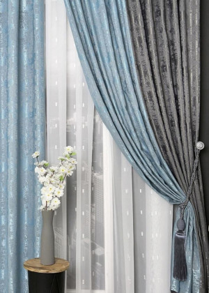 Комплект шторы и тюль #23095106