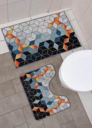 Коврик для ванны и туалета 2шт