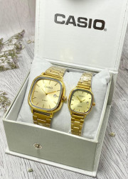 Подарочный набор часы для мужчин и для женщин + коробка