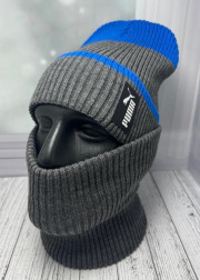 Шапка + шарф 2в1