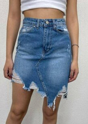 Джинсовая юбка