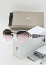 Набор женские солнцезащитные очки, коробка, чехол + салфетки