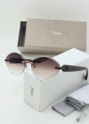 Набор женские солнцезащитные очки, коробка, чехол + салфетки