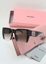 Набор женские солнцезащитные очки, коробка, чехол + салфетки