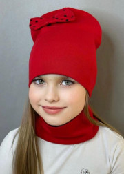 Шапка + шарф 2в1