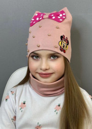 Шапка + шарф 2в1