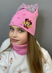 Шапка + шарф 2в1