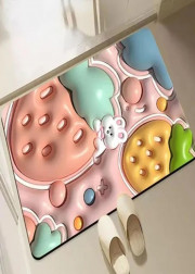 Противоскользящий коврик для ванной и туалета