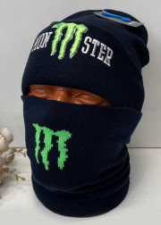 Шапка + шарф 2в1