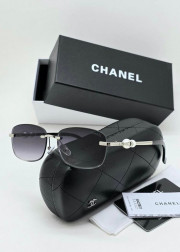 Набор женские солнцезащитные очки, коробка, чехол + салфетки