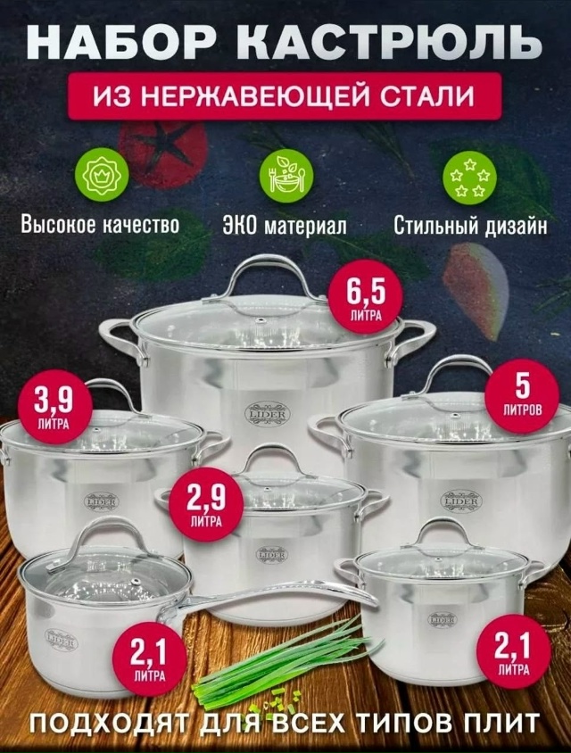 Набор кастрюли 23117204